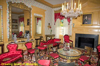 Drawing Room, Mansion, Hampton National Historic Park, MD, USA