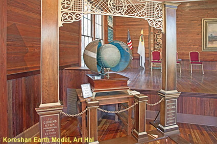 Koreshan Earth Model, Art Hall, Koreshan SHP, Estero, FL, USA