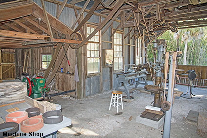 Machine Shop, Koreshan SHP, Estero, FL, USA