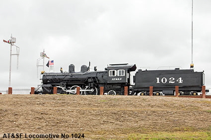 AT&SF Locomotive No 1024, La Junta, CO, USA