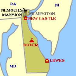 Delaware Minimap Delaware Minimap