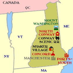 New Hampshire Minimap