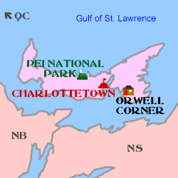 Prince Edward Island Minimap Prince Edward Island Minimap